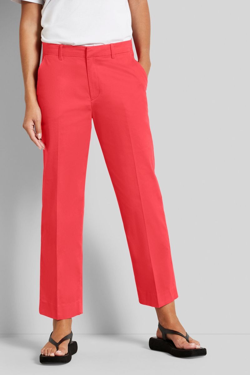 Weiche Stretch Cropped Chino Hose