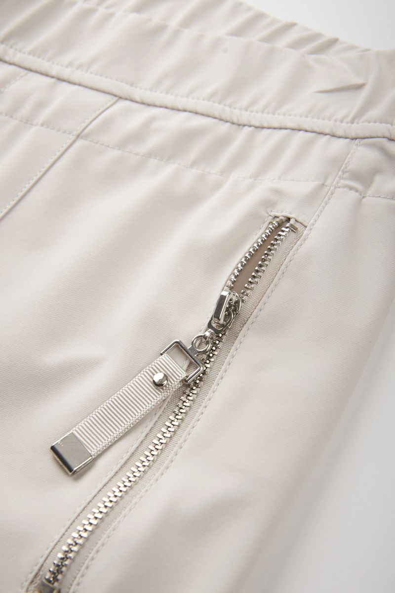 Beige Relaxte Loungewear-Hose