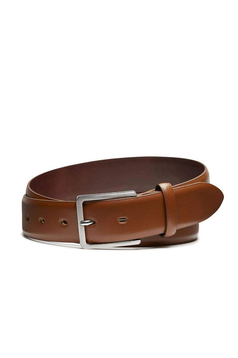 Klassischer Cognac-Ledergürtel