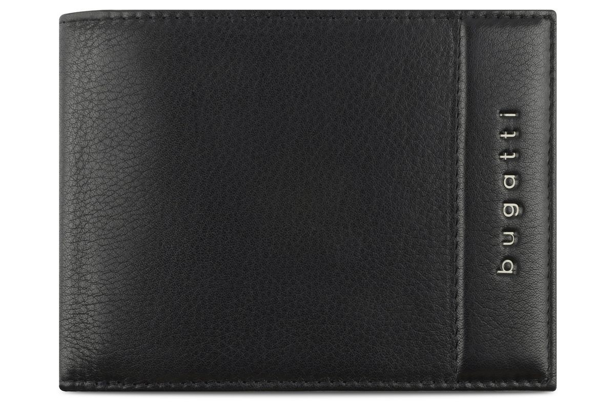 Klassische schwarze Leder Geldbörse