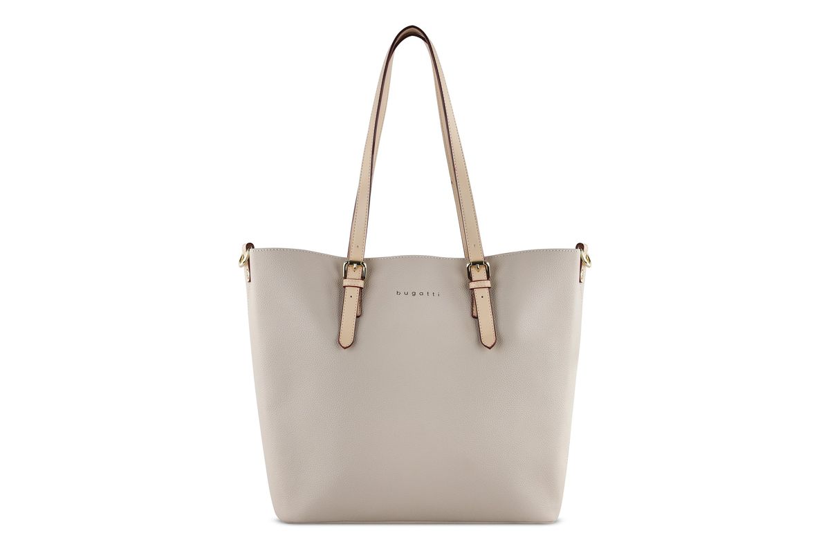 Klassische beige Alltagstasche