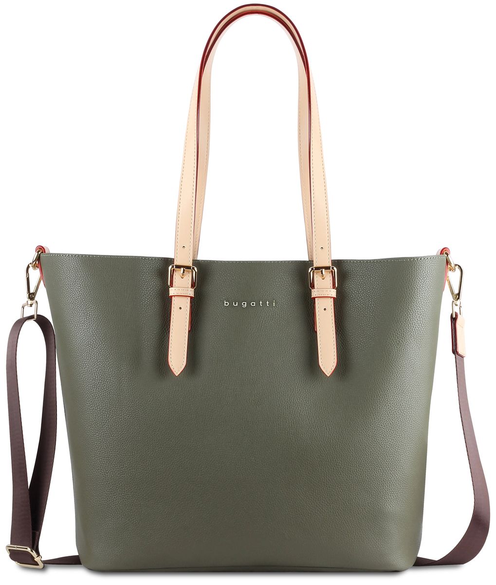 Olivgrüne wandelbare Shopper Tasche