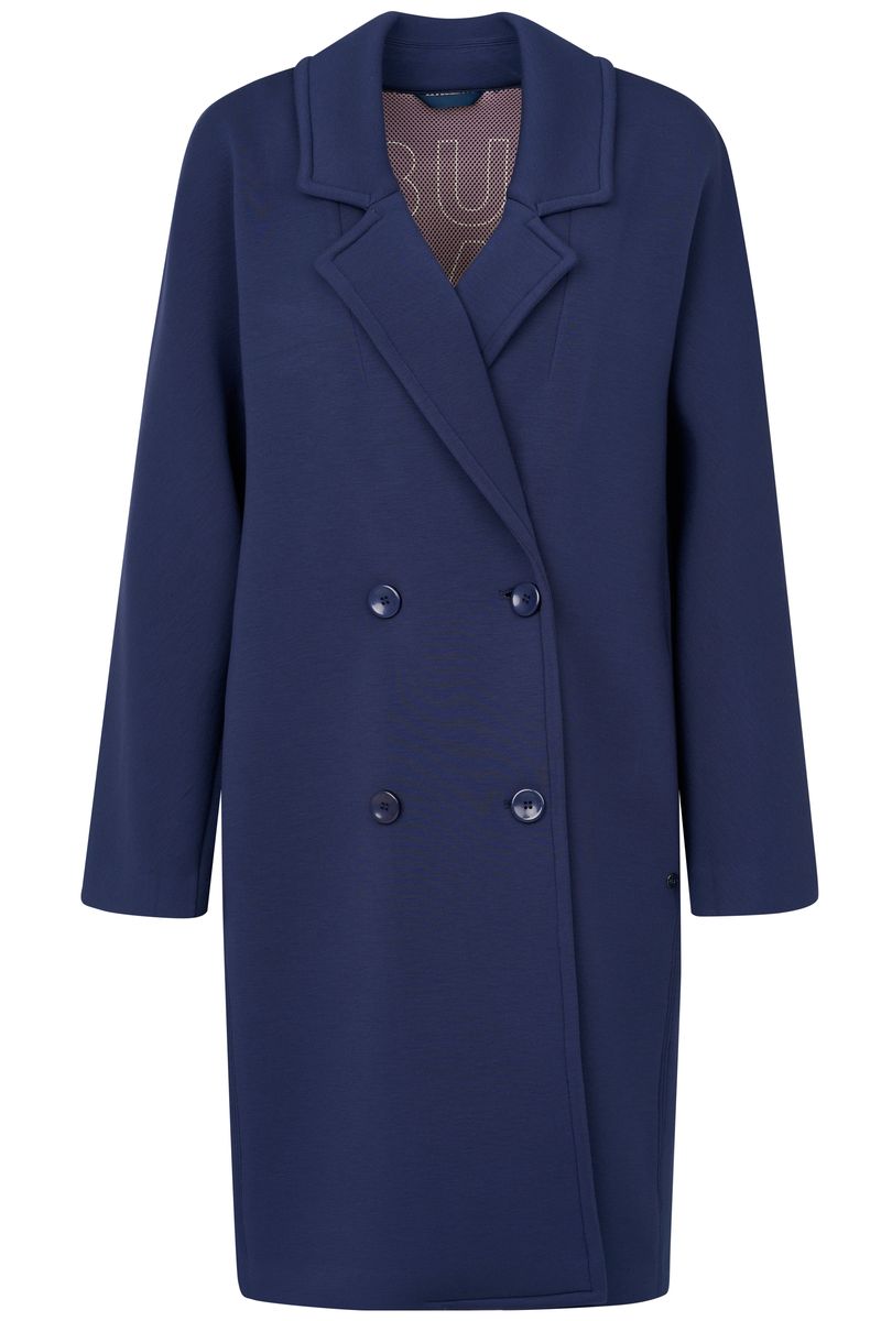 Doppelreihiger Neopren-Übermantel