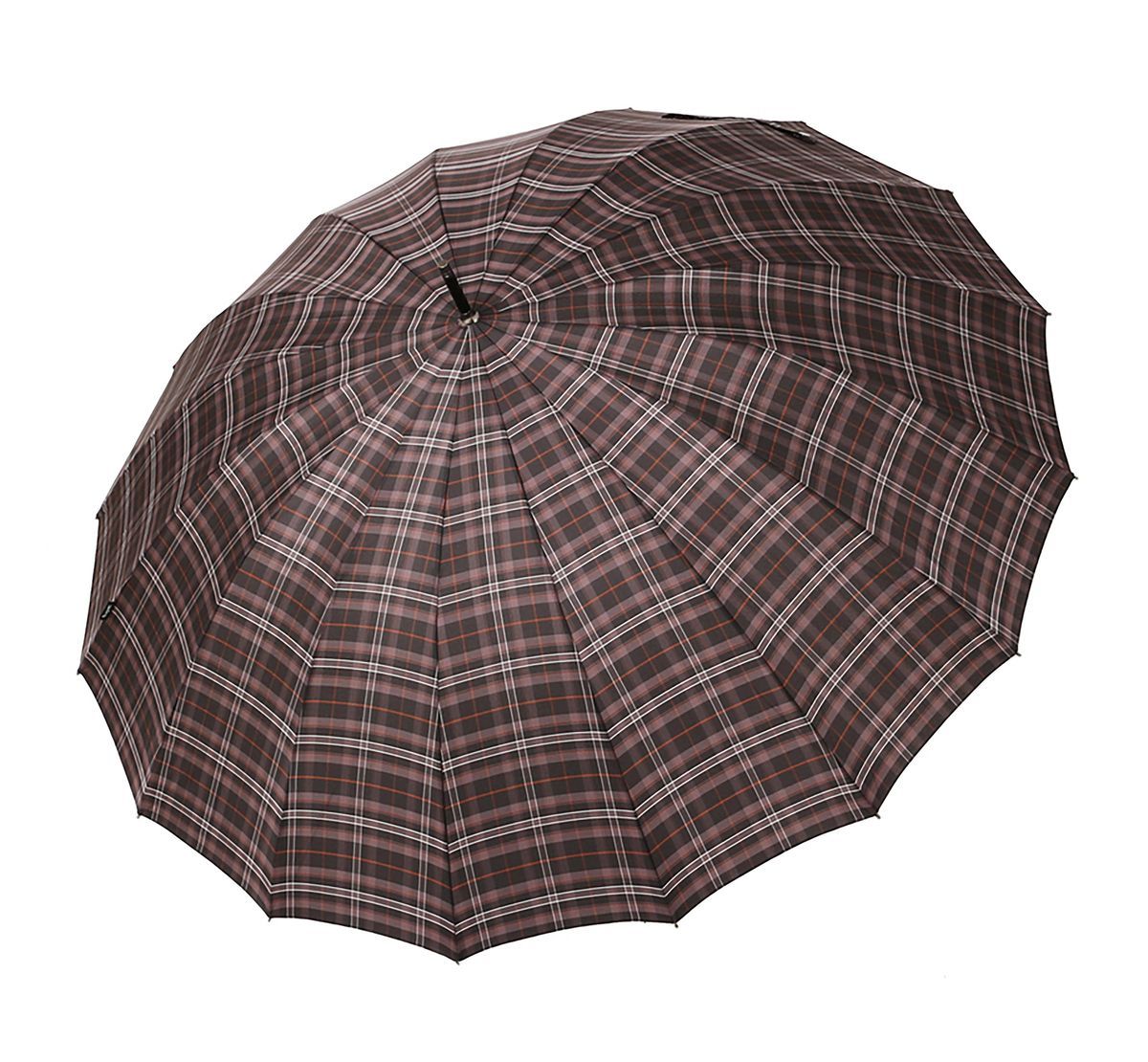 Großer Regenschirm mit Karomuster