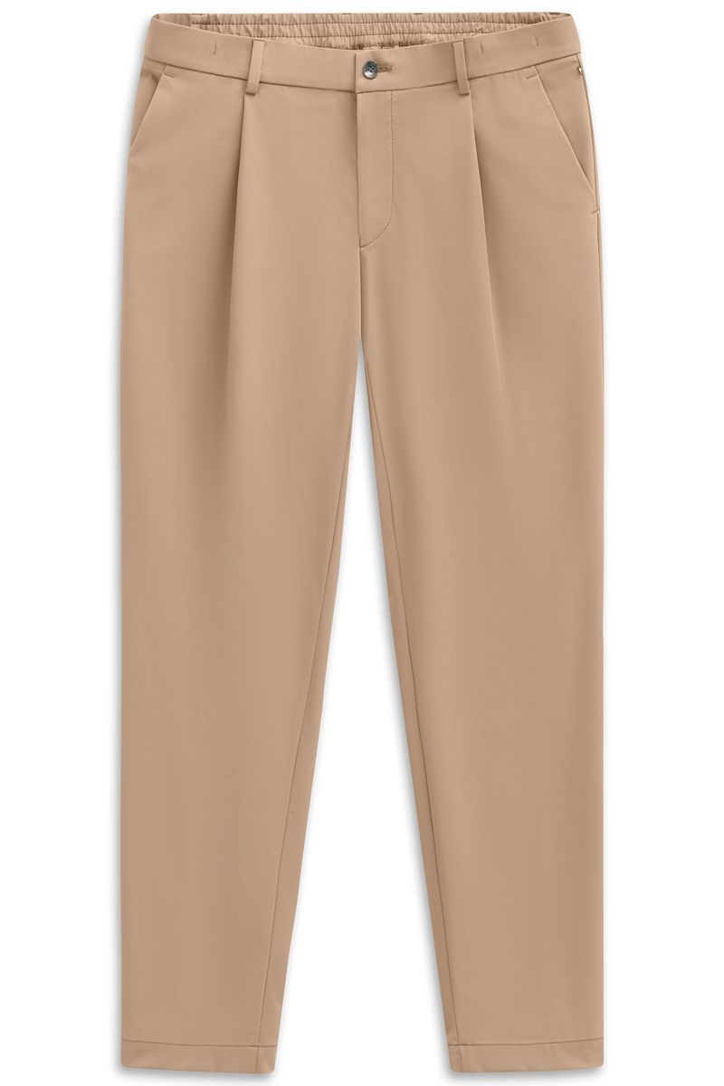Bundfaltenhose mit Tapered Flexcity Performance Stretch