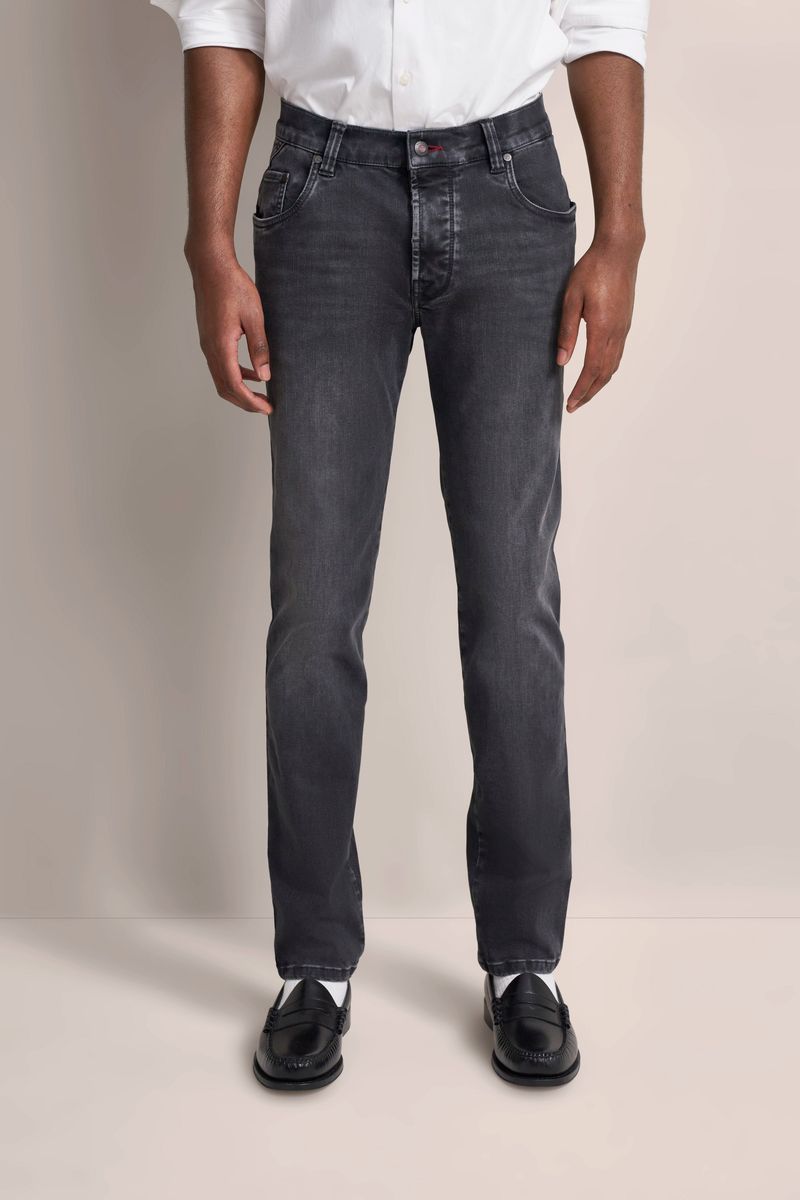Klassische Straight-Leg Stretch Jeans