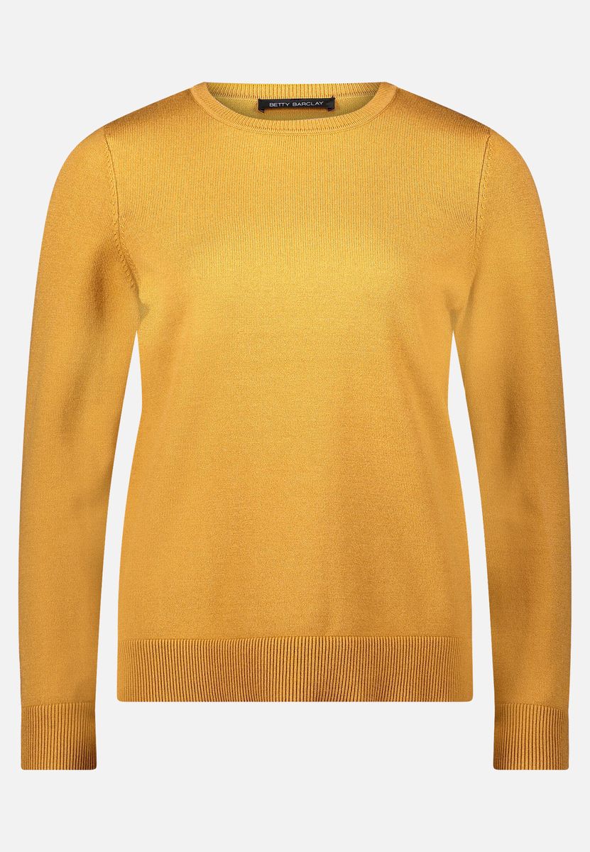 Klassischer Strickpullover mit Rundhalsausschnitt