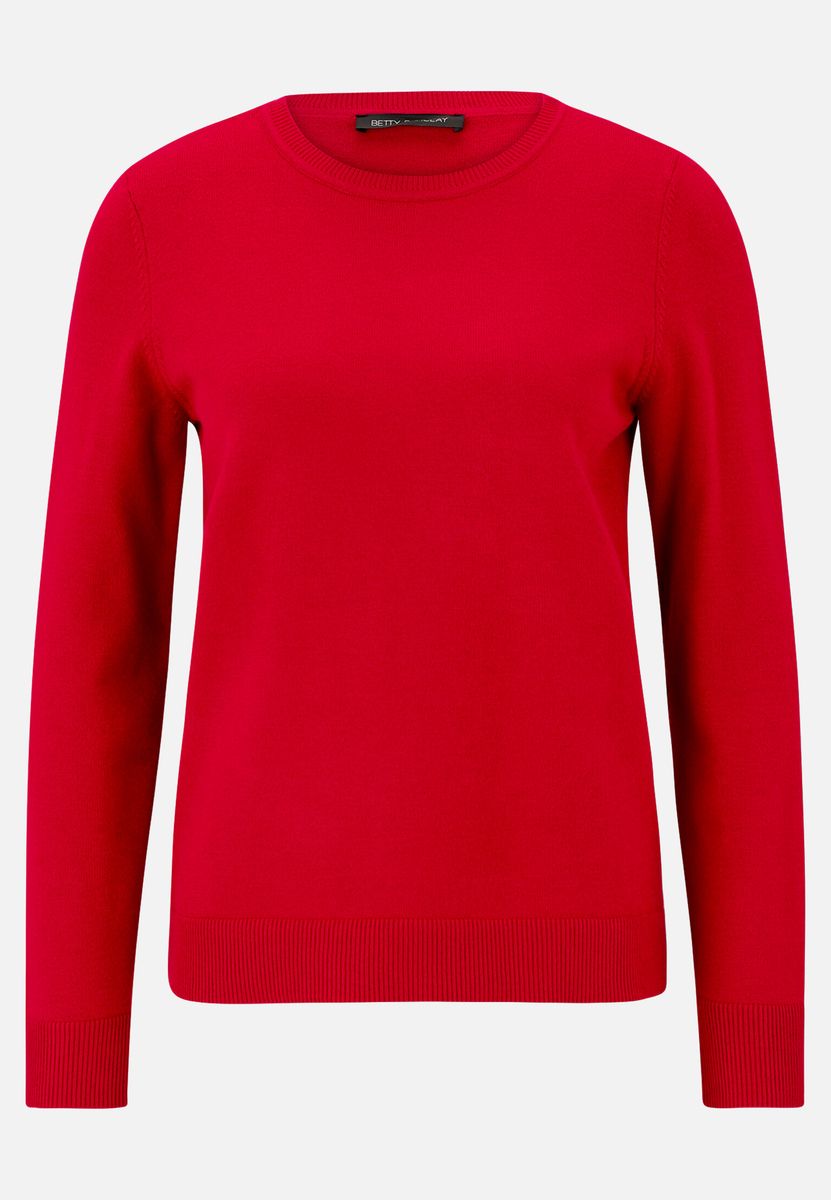 Klassischer Strickpullover mit Rundhalsausschnitt