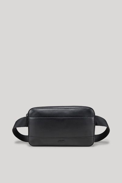 JOOP! Manciano Ralph Schwarze Gürteltasche Leder Verstellbarer Riemen Unisex