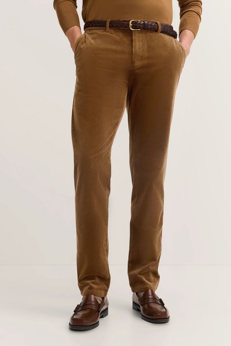 Cordhose mit Soft Touch, Modern Fit