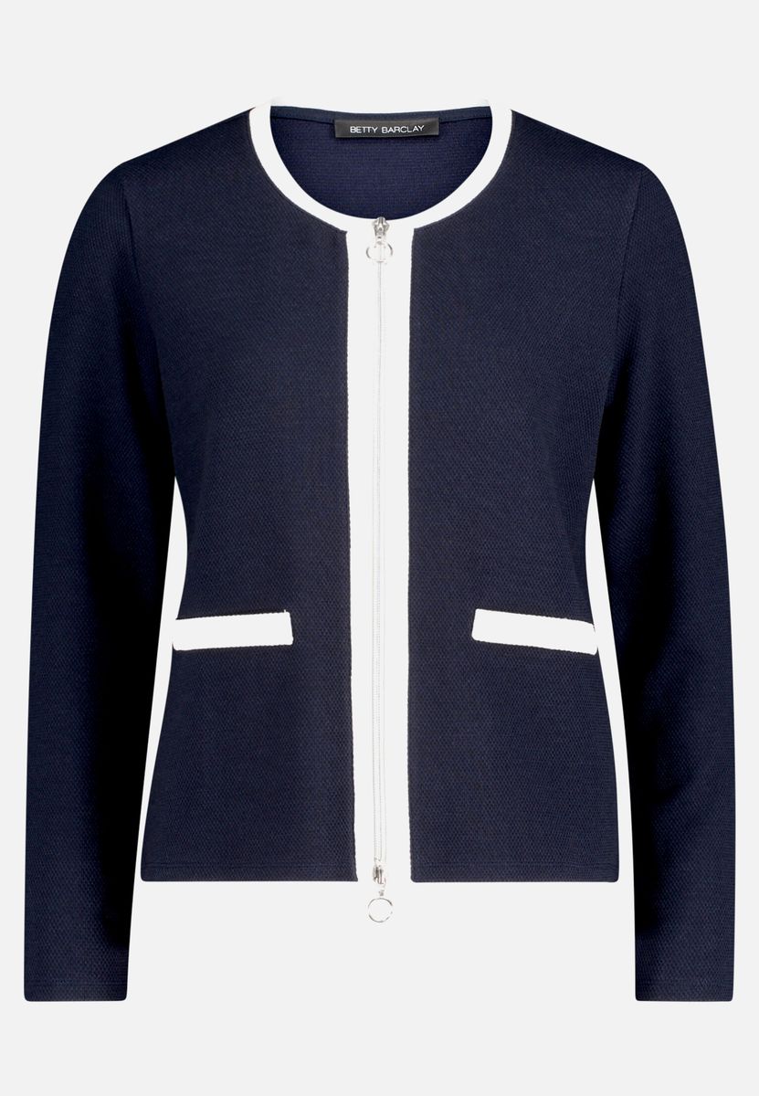 Shirtjacke mit Struktur