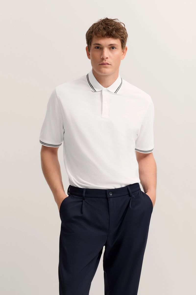 Klassisches Modern Fit Poloshirt