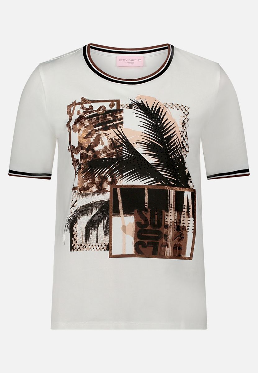 Basic Shirt mit Aufdruck
