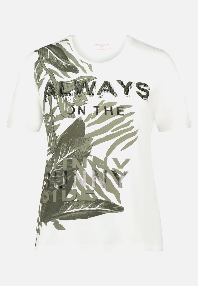 Basic Shirt mit Aufdruck