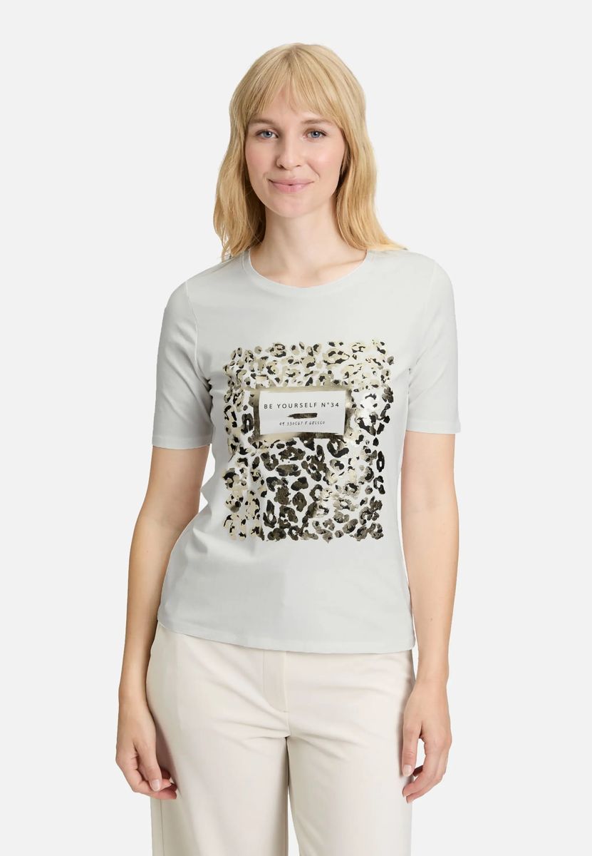 Basic Shirt mit Aufdruck