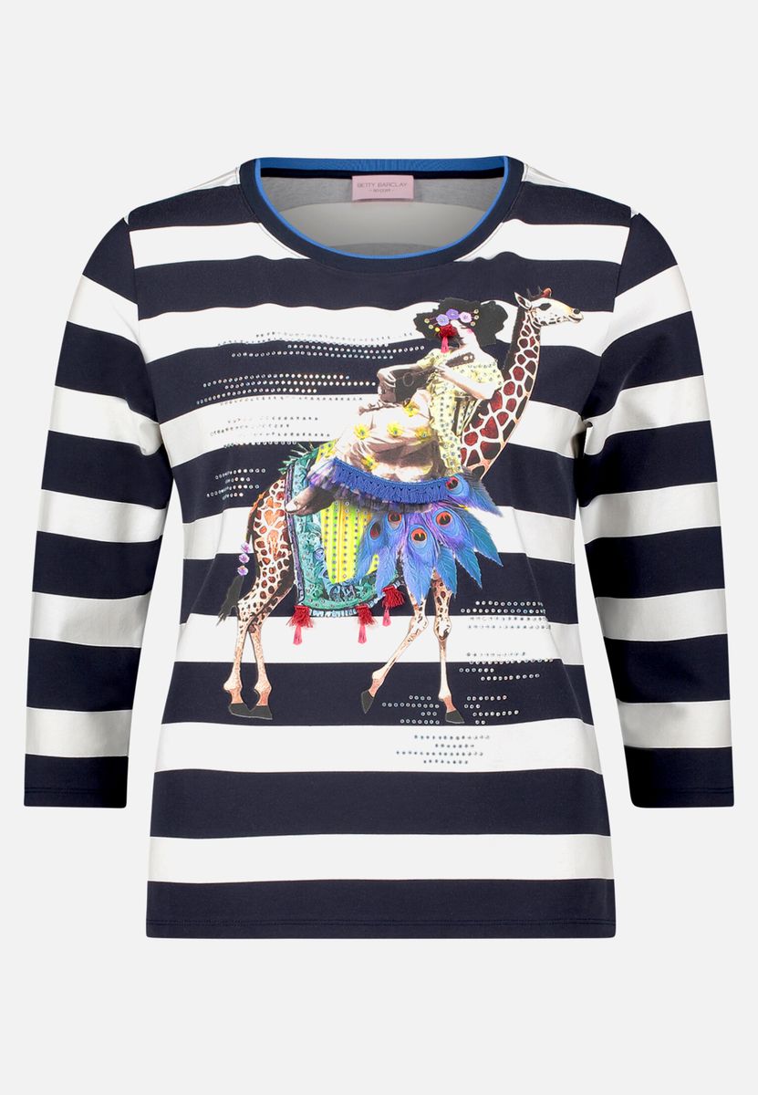 Basic Shirt mit Aufdruck