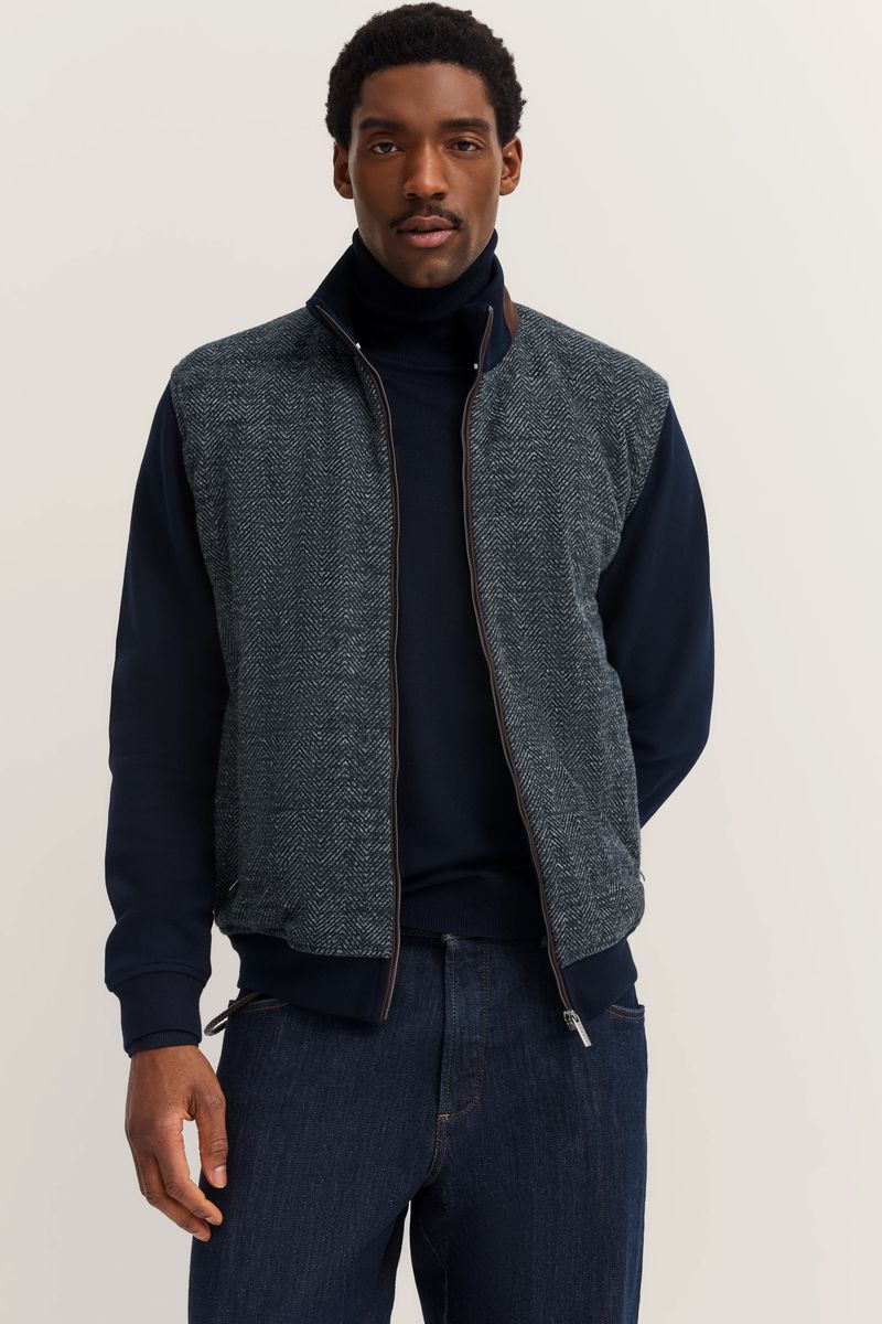 Regular Fit Sweatjacke mit Reißverschluss