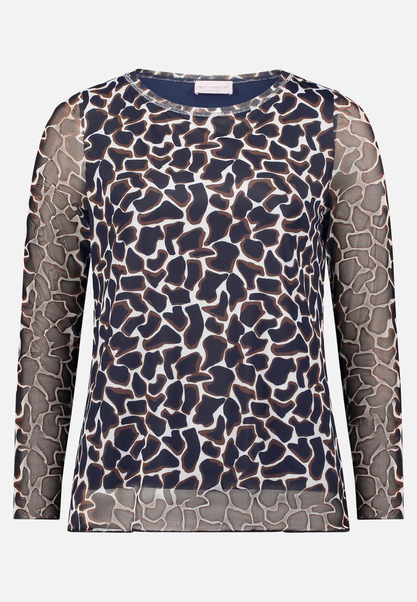 Langarmshirt mit Animalprint