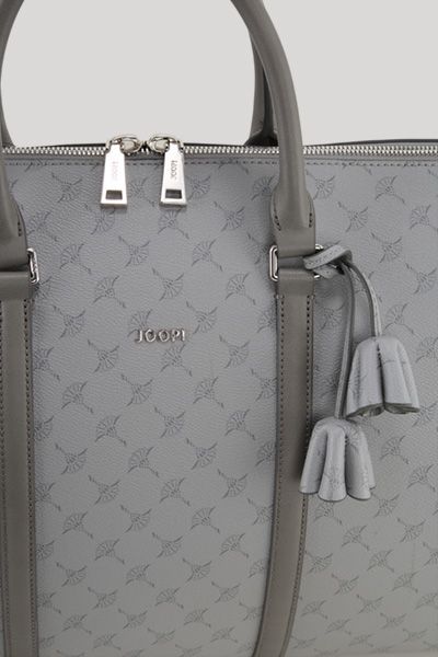 JOOP! Cortina Aurora Weekender Reisetasche hellgrau Monogrammmuster