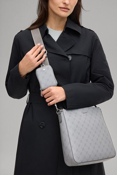 JOOP! Cortina Jasmina Schultertasche Hellgraues Muster mit Tasche