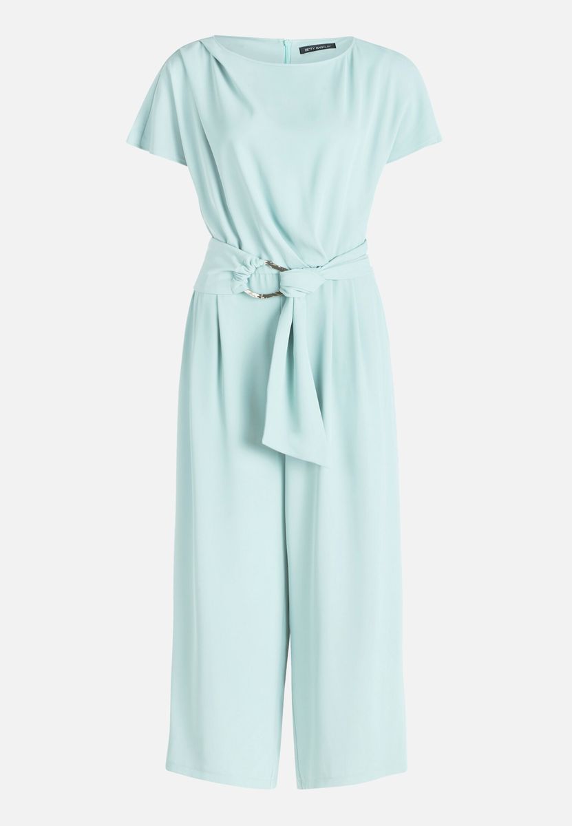 Eleganter ärmelloser Culotte Jumpsuit mit Gürtel
