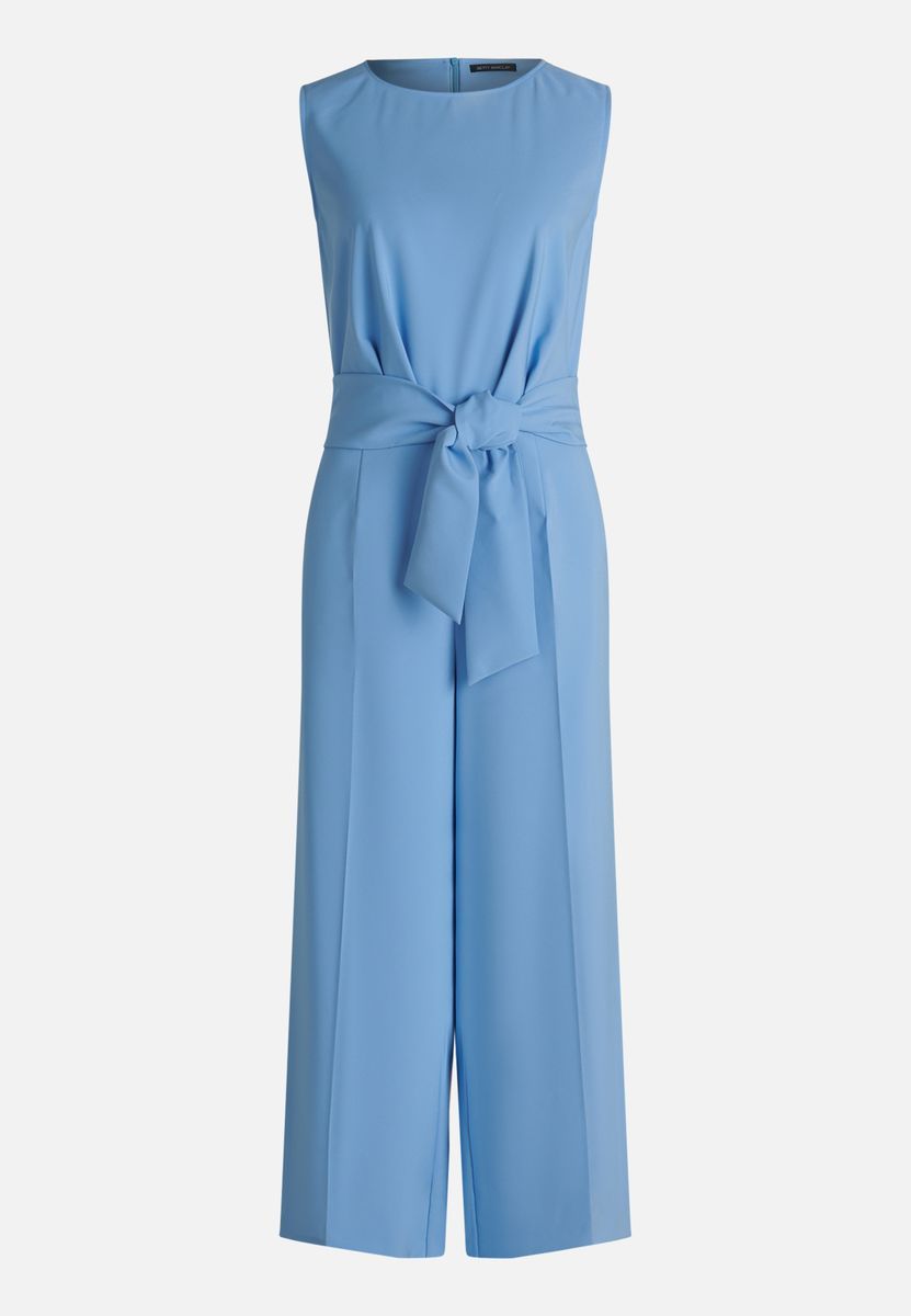 Eleganter ärmelloser Culotte Jumpsuit mit Gürtel