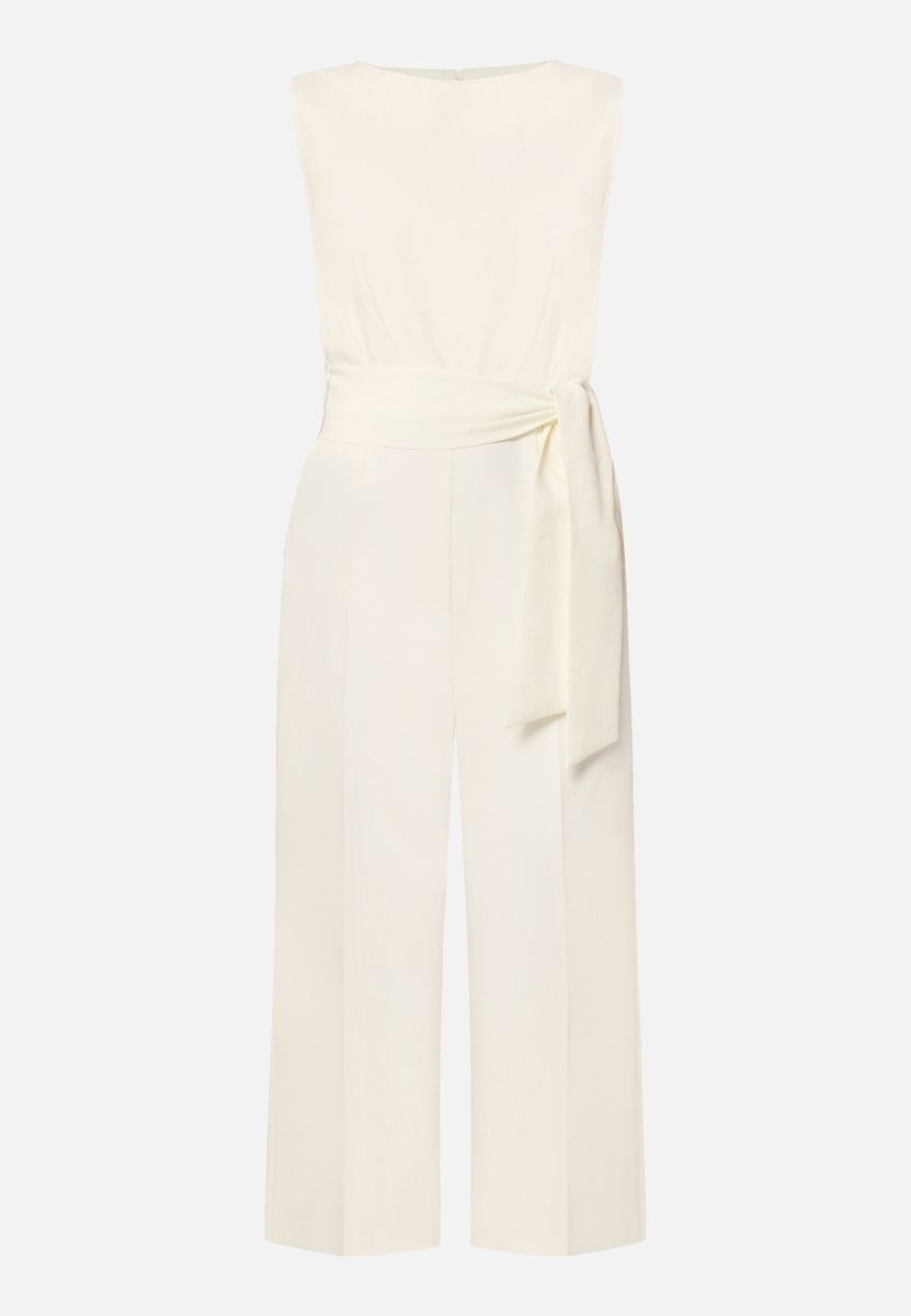 Eleganter ärmelloser Culotte Jumpsuit mit Gürtel