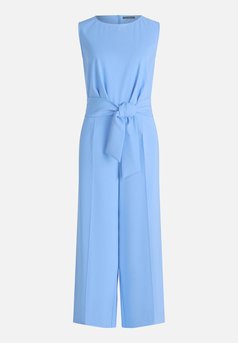 Eleganter ärmelloser Culotte Jumpsuit mit Gürtel