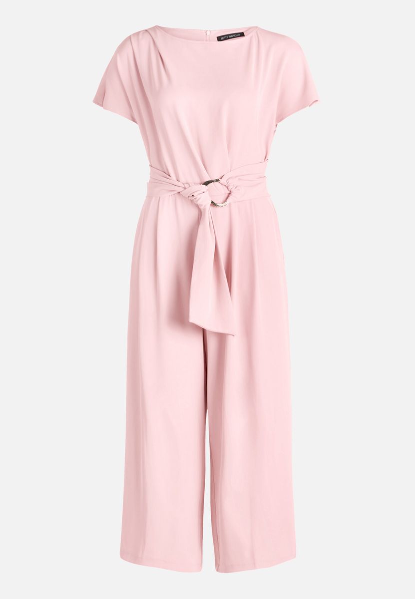 Eleganter ärmelloser Culotte Jumpsuit mit Gürtel