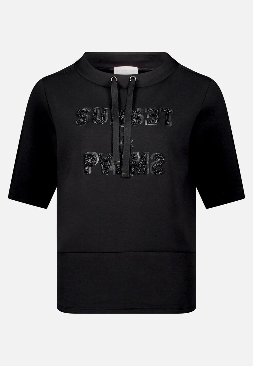 Sweatshirt mit Stehkragen und Farbblock
