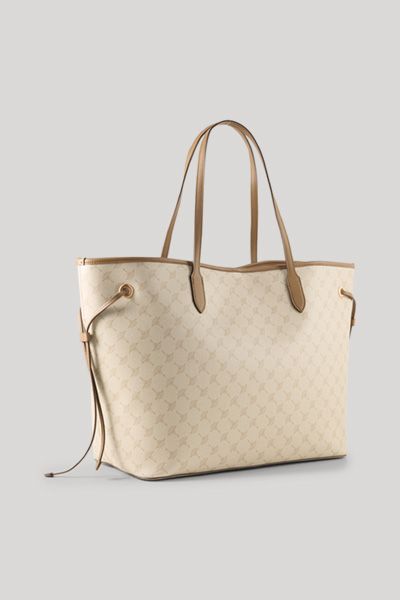 Strellson Mazzolino Lara Creme Cornflower Monogrammierte Vegane Leder Shopper Tasche