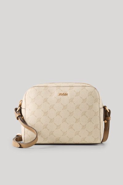 JOOP! Mazzolino Cloe Schultertasche in Creme Cornflower Logodruck