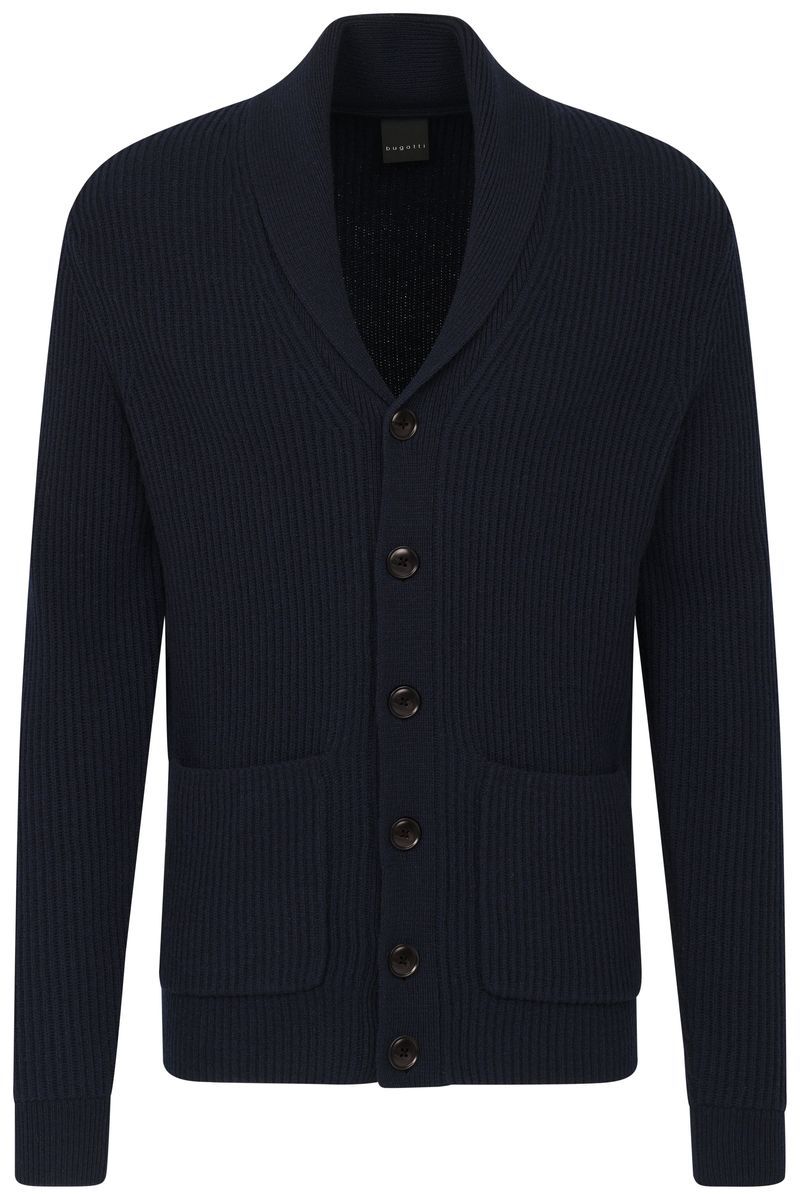 Strickjacke mit Schalkragen