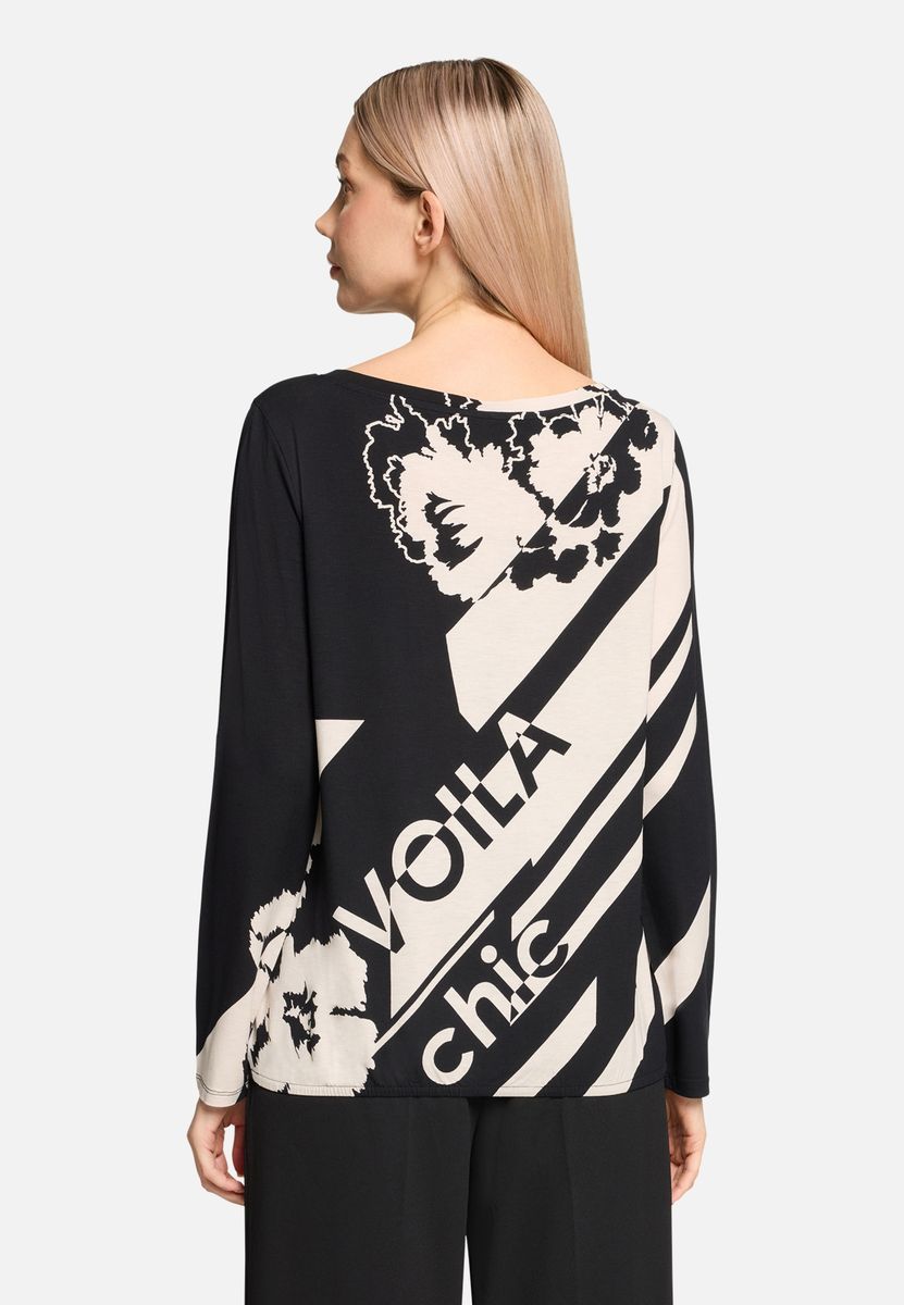 Langarmshirt mit grafischem Print