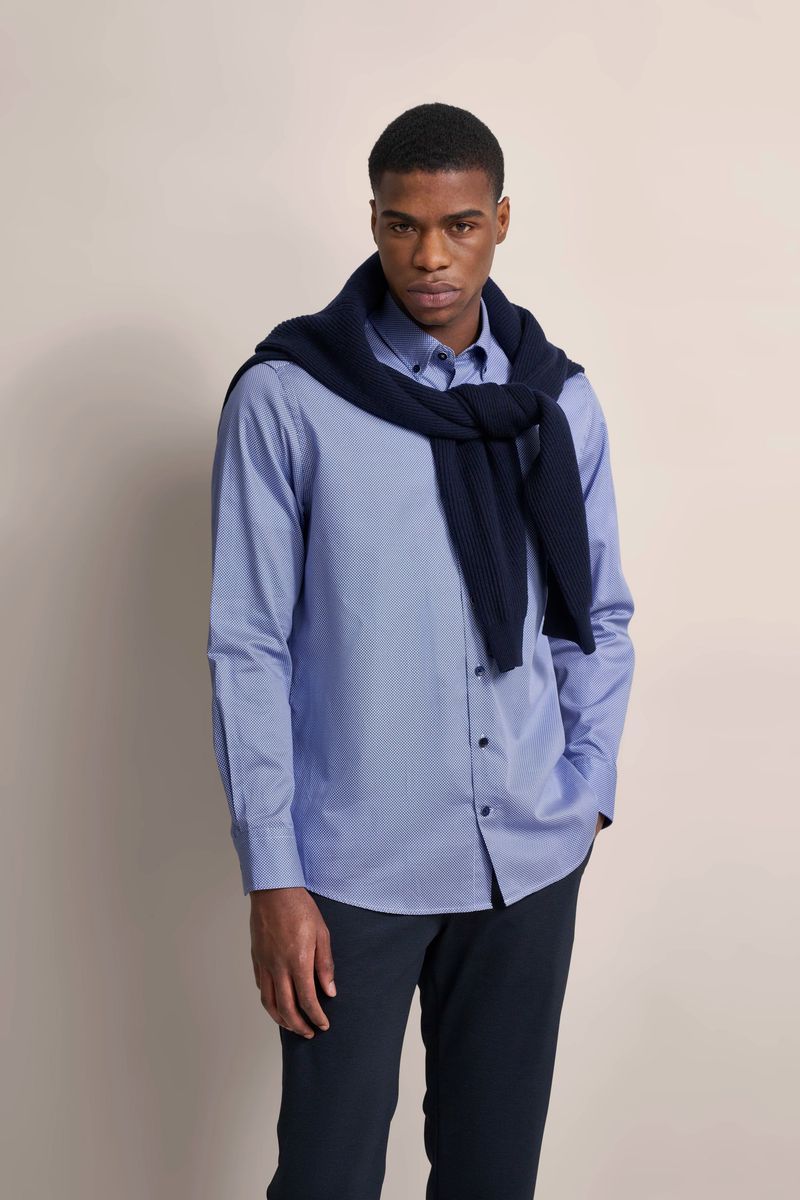 Feines Satin Freizeit Hemd