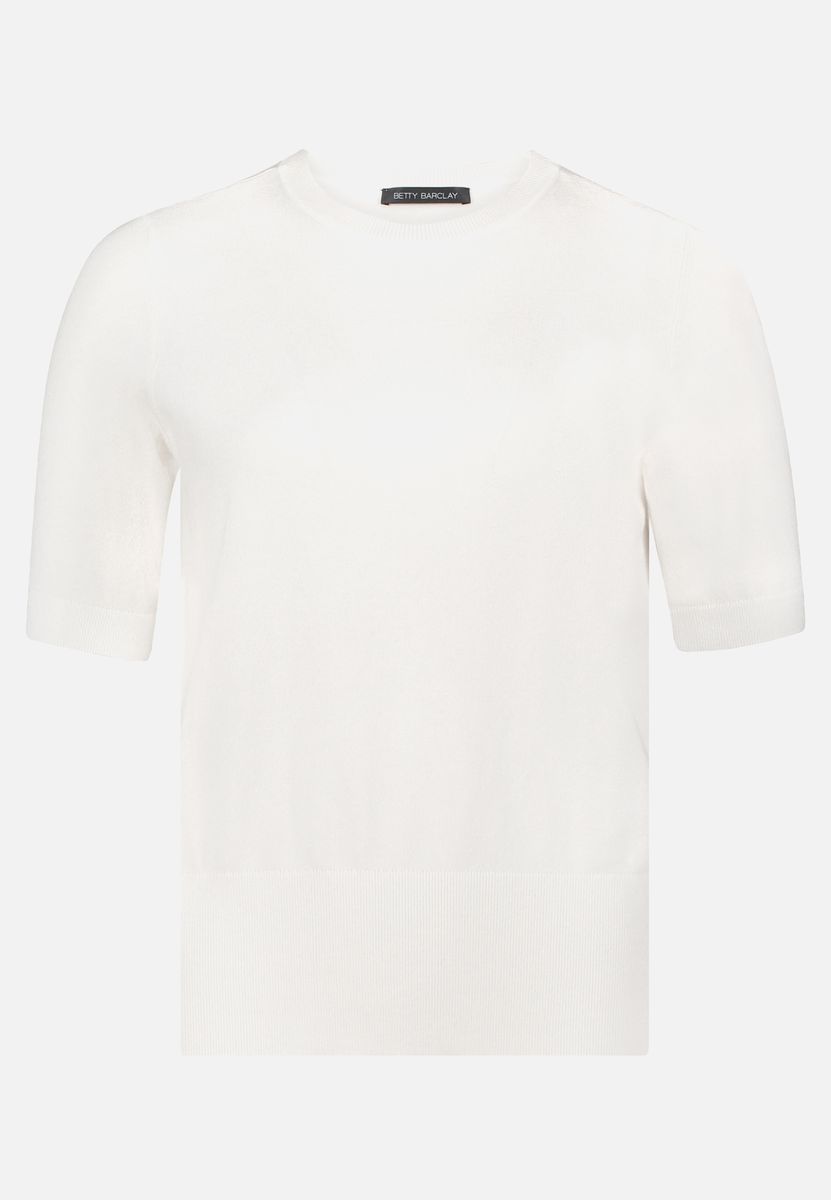 Klassisches Kurzarm Strickoberteil