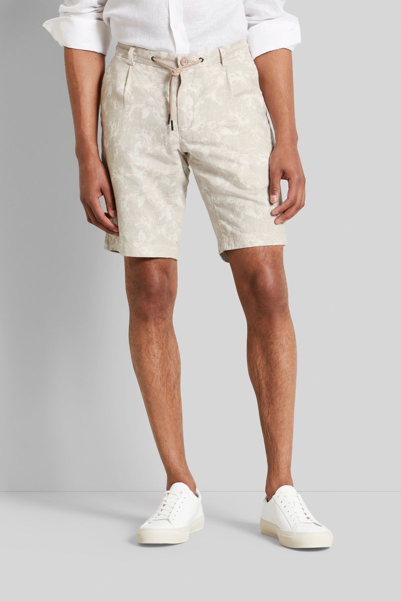 Locker geschnittene Bermuda-Shorts mit Blumendruck
