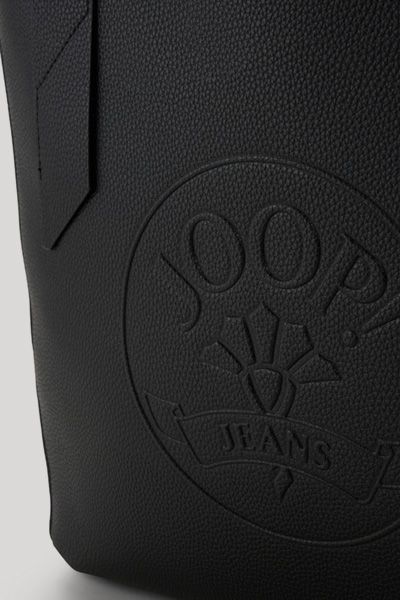 Joop Jeans Alto Jill Schwarze Tote Bag mit geprägtem Logo Unisex