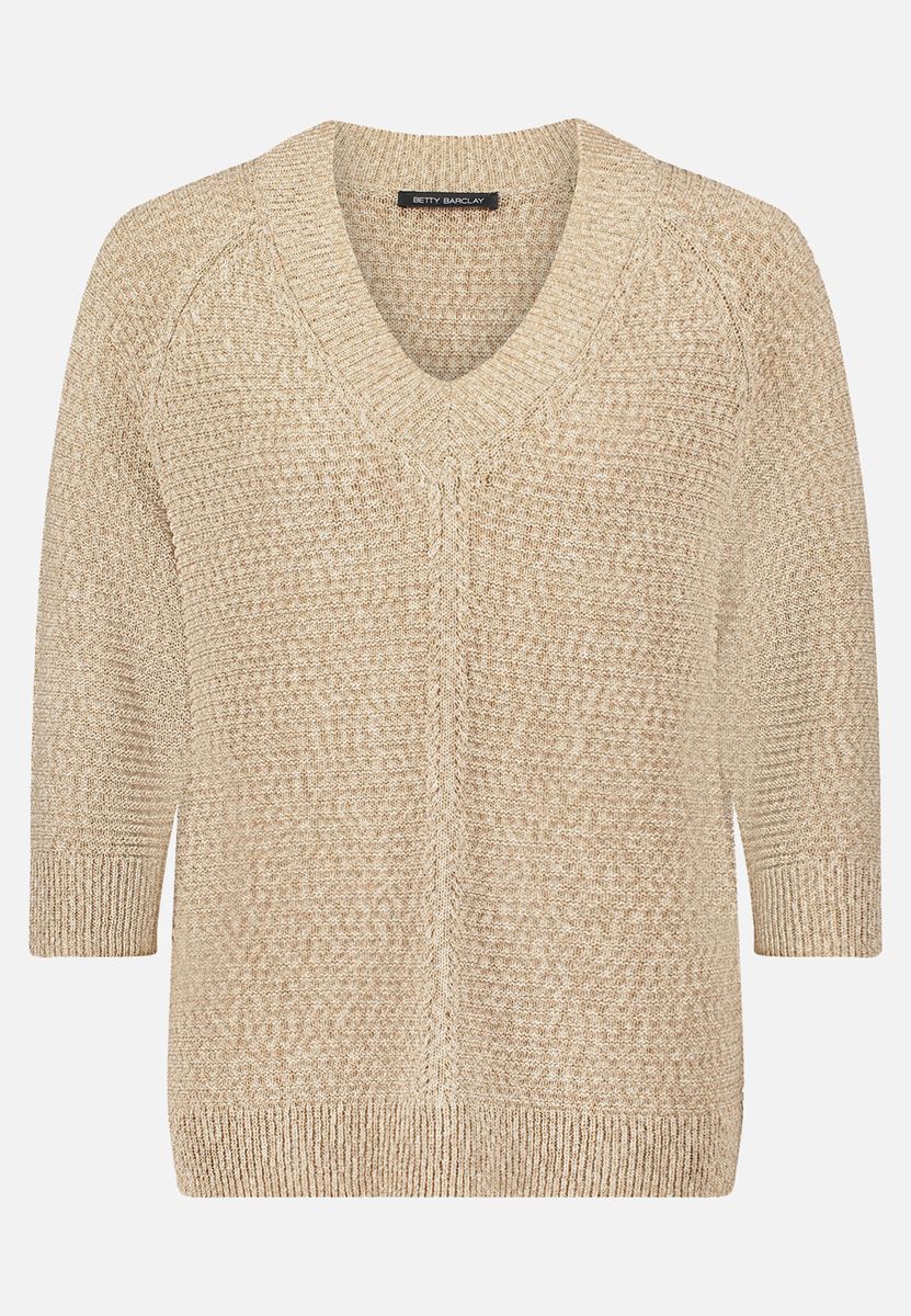 Strickpullover mit Struktur
