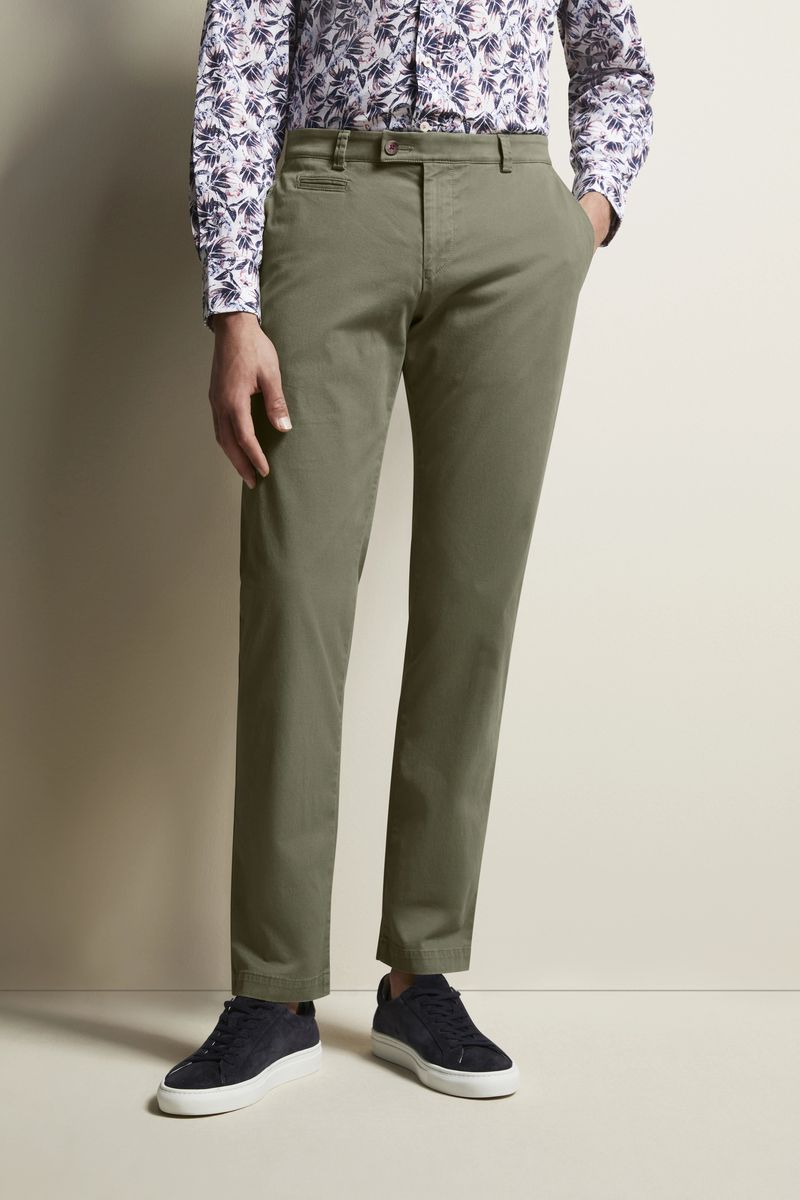 Chino-Hose aus Stretch-Baumwoll-Twill