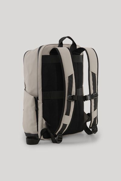 Joop! Dinamico Pietro grauer Rucksack mit Zwei-Wege-Reißverschluss Design