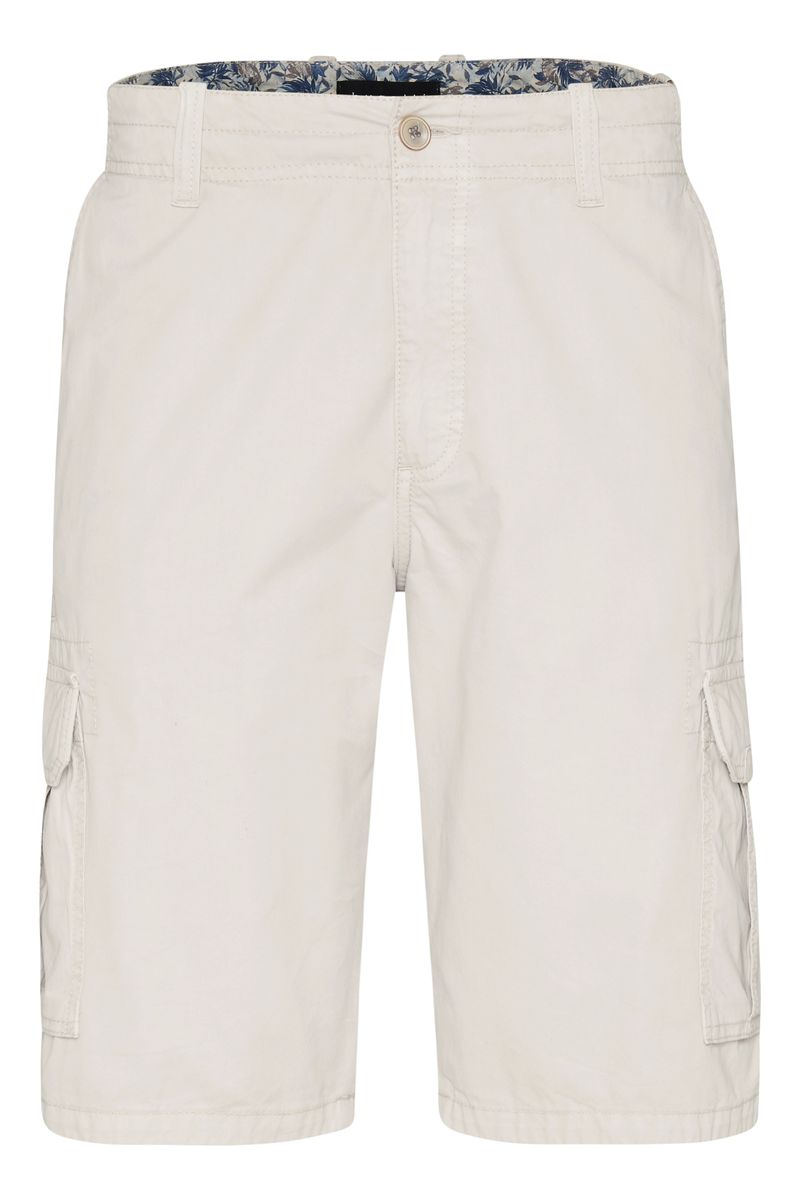 Beige Cargo Bermuda Shorts aus Bio-Baumwolle