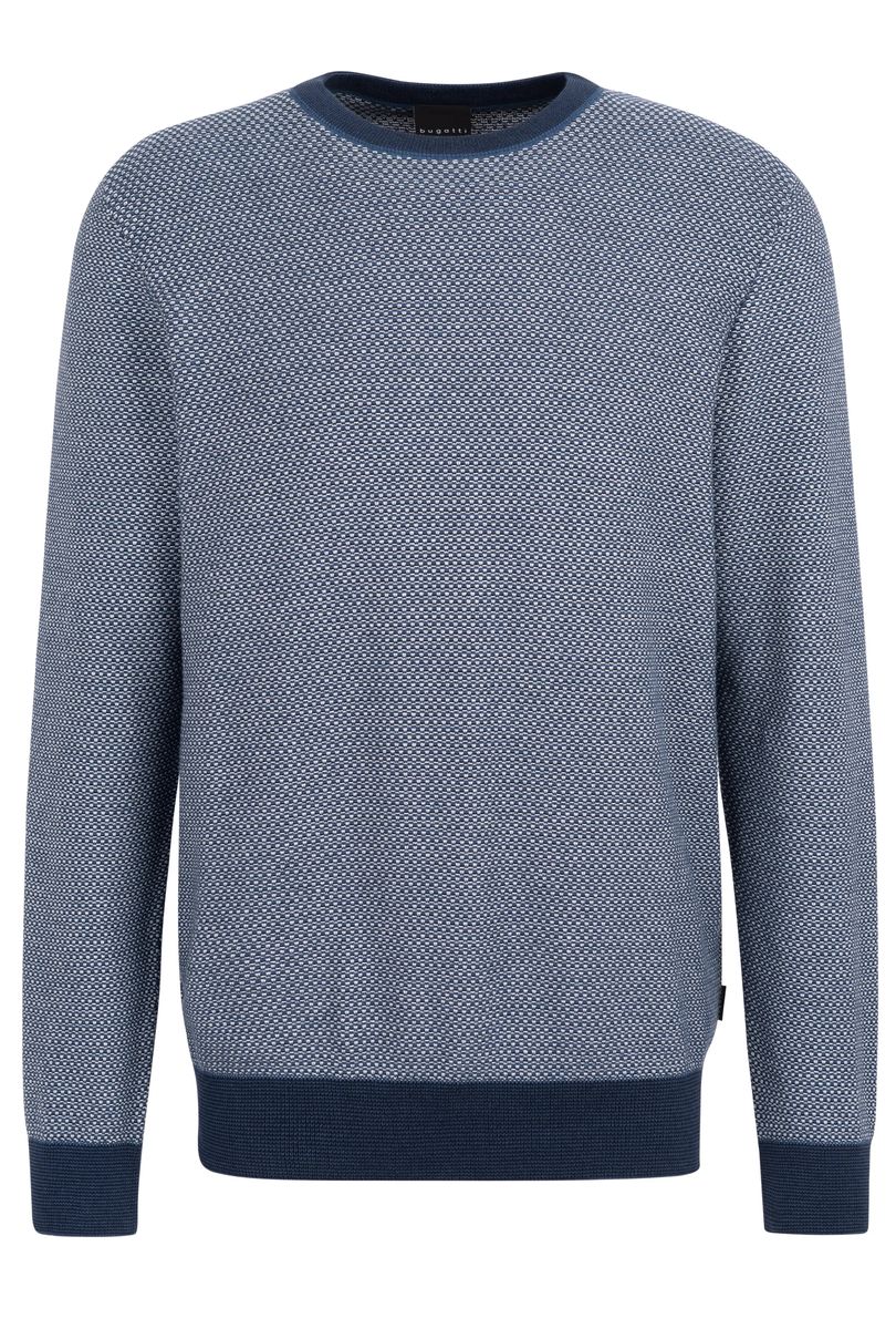 Strukturmuster Rundhals-Pullover