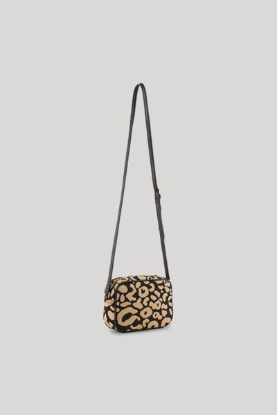 JOOP! Cloe Schultertasche mit Animal-Print Schwarz und Beige