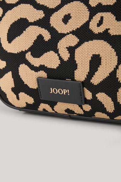 JOOP! Cloe Schultertasche mit Animal-Print Schwarz und Beige