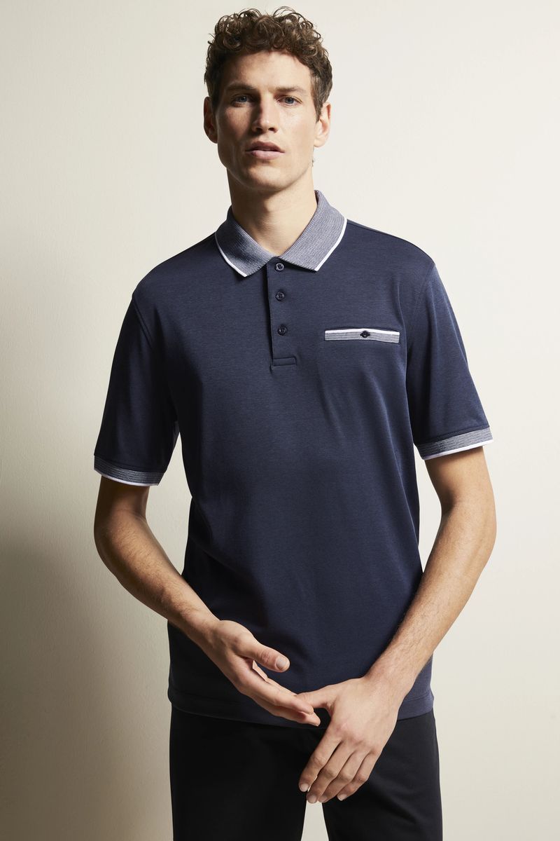 Klassisches Piqué-Baumwoll-Poloshirt