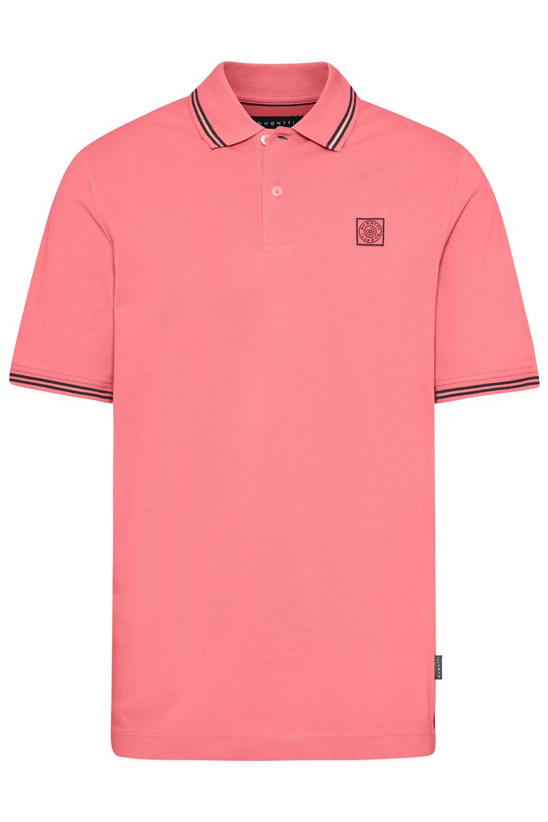 Poloshirt mit Kontrastbesatz aus Baumwolle