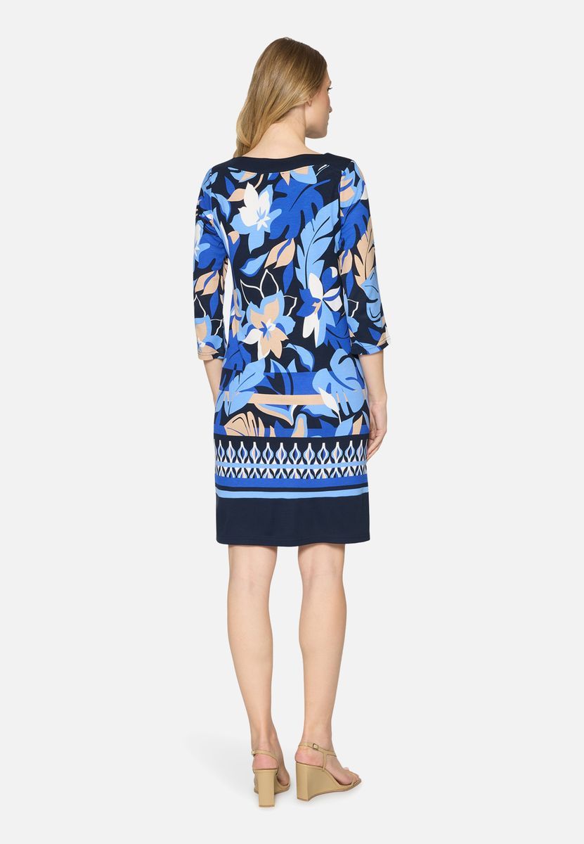 Jerseykleid mit floralem Druck