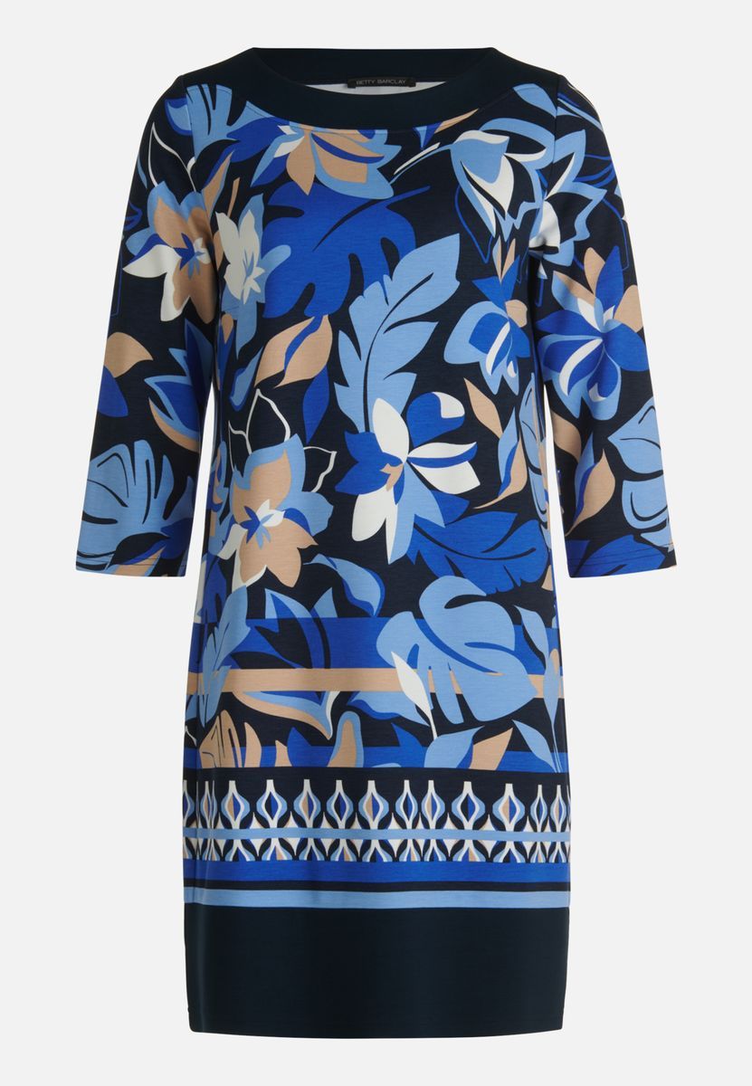 Jerseykleid mit floralem Druck