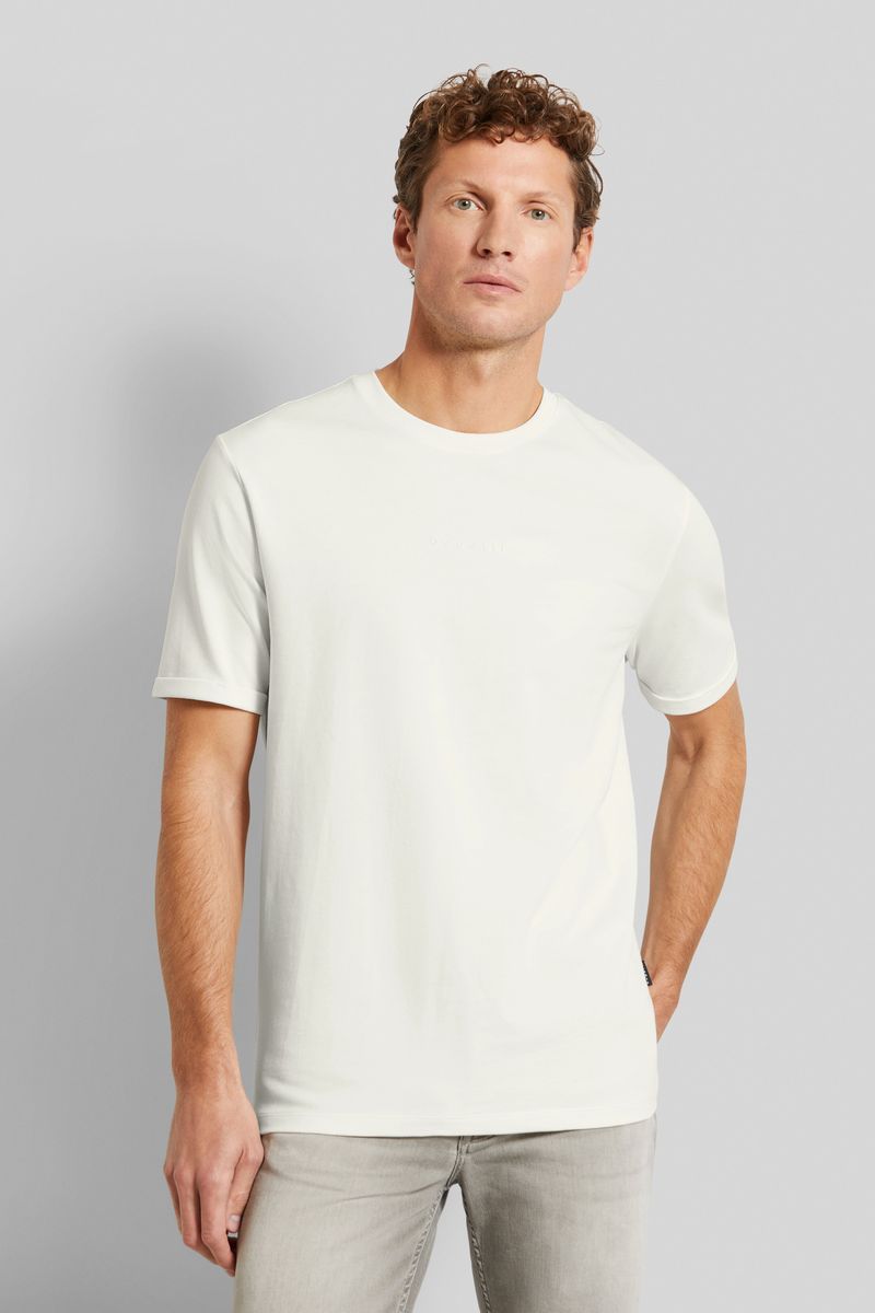 Klassisches Baumwoll T-Shirt mit Rundhalsausschnitt